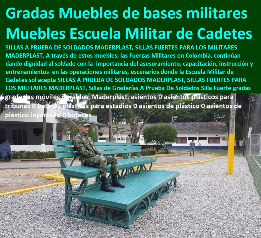 Sillas de Graderías A Prueba De Soldados Silla Fuerte gradas Tipo Militar 0 sillas muebles Escuela Militar de Cadetes 0 Grada Tribuna Asientos Butacas Bancas 0 muebles de metal Muebles Maderplast 0 Muebles de bases militares Grada Sillas de Graderías A Prueba De Soldados Silla Fuerte gradas Tipo Militar 0 sillas muebles Escuela Militar de Cadetes 0 Grada Tribuna Asientos Butacas Bancas 0 muebles de metal Muebles Maderplast 0 Muebles de bases militares Grada